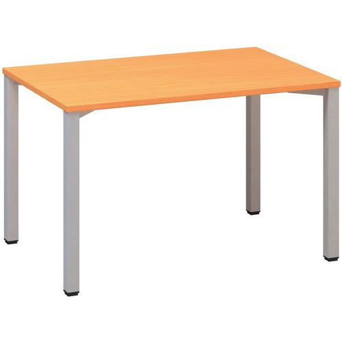 Proste stoły biurowe Alfa 200, 120 x 80 x 74,2 cm, wersja prosta