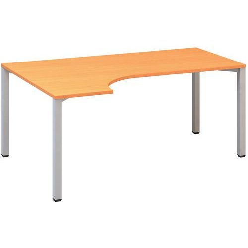 Ergonomiczne stoły biurowe Alfa 200, 180 x 120 x 74,2 cm, wersja lewa