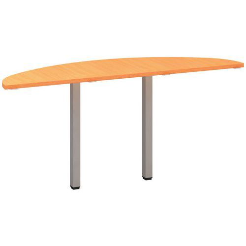 Dostawki do stołu Alfa 200, 160 x 45 x 74,2 cm, 1/2 okręgu