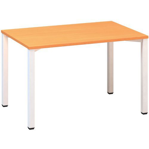 Proste stoły biurowe Alfa 200, 120 x 80 x 74,2 cm, wersja prosta
