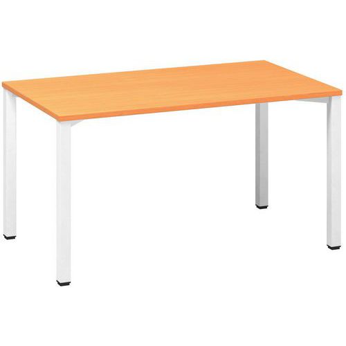 Proste stoły biurowe Alfa 200, 140 x 80 x 74,2 cm, wersja prosta