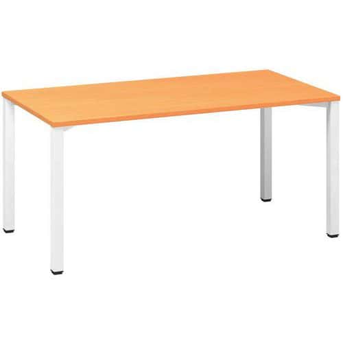 Proste stoły biurowe Alfa 200, 160 x 80 x 74,2 cm, wersja prosta