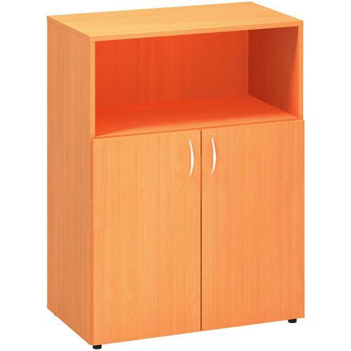 Szafa średnia szeroka Alfa 500, 106,3 x 80 x 47 cm, z wnęką i z drzwiami