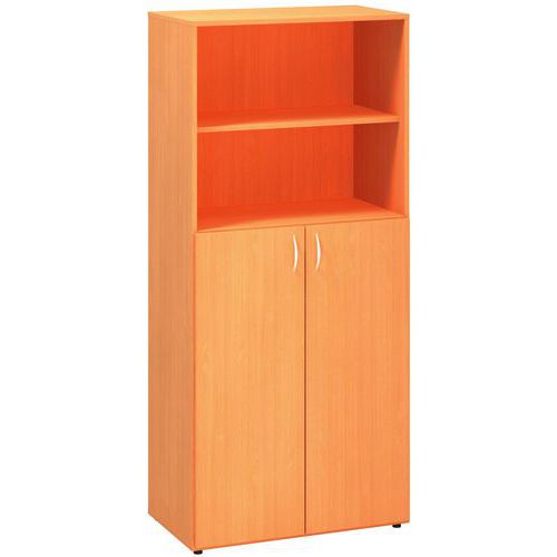 Szafy wysokie szerokie Alfa 500, 178 x 80 x 47 cm, z wnęką i drzwiami