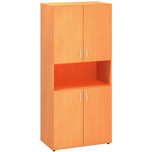 Szafki wysokie szerokie Alfa 500, 178 x 80 x 47 cm, z drzwiczkami i wnęką