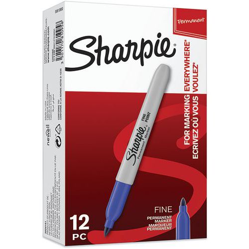 Markery permanentne Sharpie, 12 szt