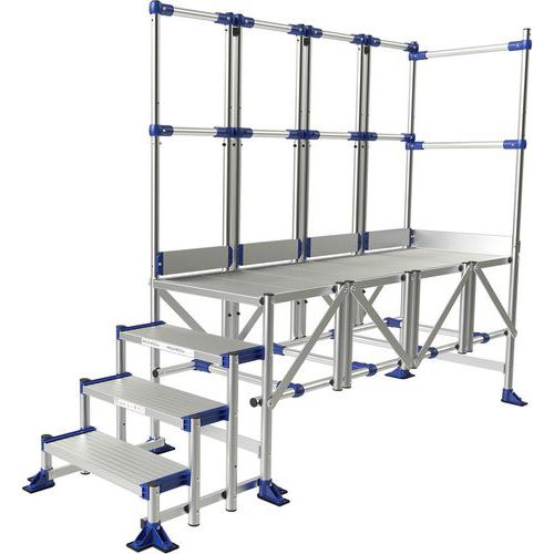 Podest dostępowy Meca Modul Tubesca-Comabi, 2 balustrady