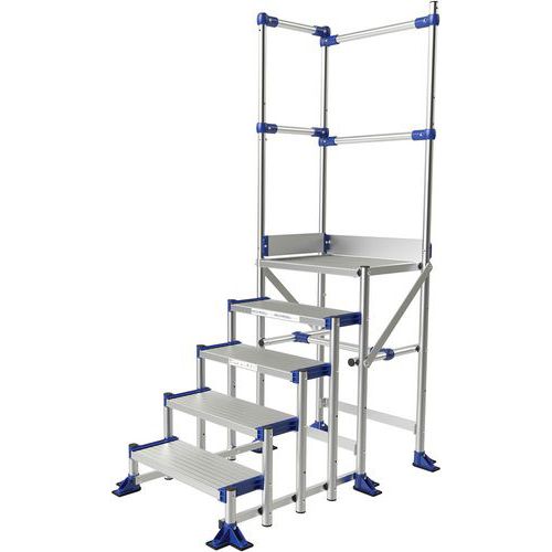 Podest dostępowy Meca Modul Tubesca-Comabi, 2 balustrady
