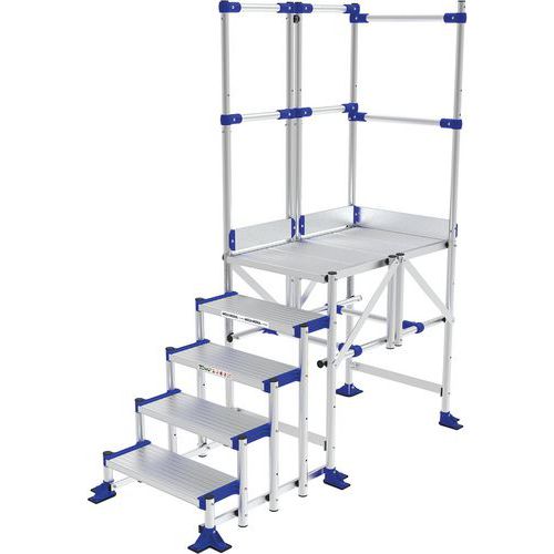 Podest dostępowy Meca Modul Tubesca-Comabi, 2 balustrady