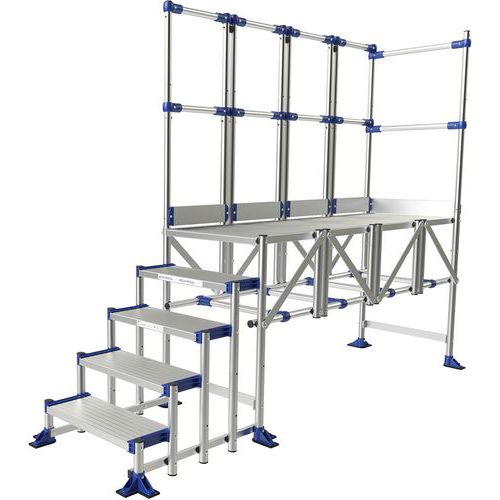 Podest dostępowy Meca Modul Tubesca-Comabi, 2 balustrady