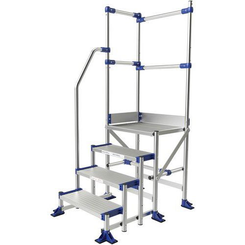 Podesty dostępowe Meca Modul Tubesca-Comabi, 2 balustrady + 1 poręcz