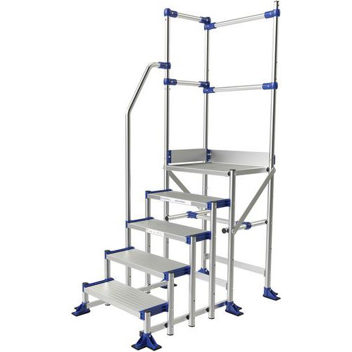 Podesty dostępowe Meca Modul Tubesca-Comabi, 2 balustrady + 1 poręcz