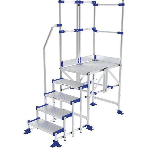 Podesty dostępowe Meca Modul Tubesca-Comabi, 2 balustrady + 1 poręcz