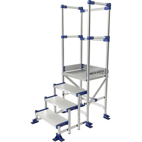 Podesty dostępowe Meca Modul Tubesca-Comabi, 3 balustrady