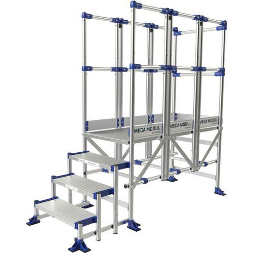 Podesty dostępowe Meca Modul Tubesca-Comabi, 3 balustrady