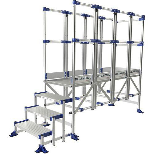 Podesty dostępowe Meca Modul Tubesca-Comabi, 3 balustrady