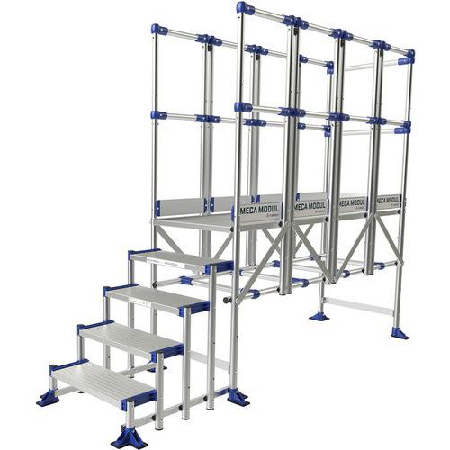 Podesty dostępowe Meca Modul Tubesca-Comabi, 3 balustrady