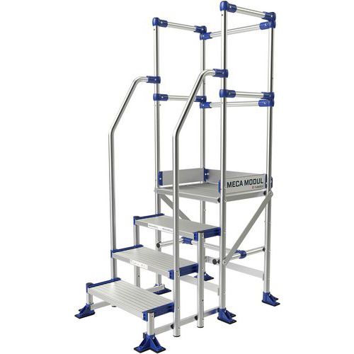 Podesty dostępowe Meca Modul Tubesca-Comabi, 3 balustrady + 2 poręcze