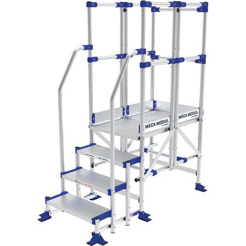 Podesty dostępowe Meca Modul Tubesca-Comabi, 3 balustrady + 2 poręcze
