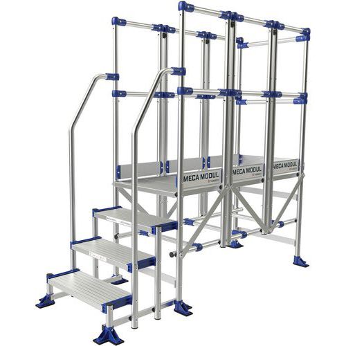 Podesty dostępowe Meca Modul Tubesca-Comabi, 3 balustrady + 2 poręcze