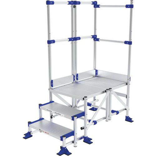 Podest dostępowy Meca Modul Tubesca-Comabi, 2 balustrady