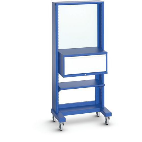 Stacja kontroli jakości Bott, mobilna, 182 x 86 x 60 cm, szuflada Stacja kontroli jakości Bott, mobilna, 182 x 86 x 60 cm, szuflada
