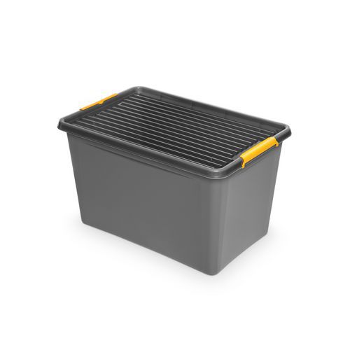Pojemnik do przechowywania ORPLAST, Simple box, 60l, szary