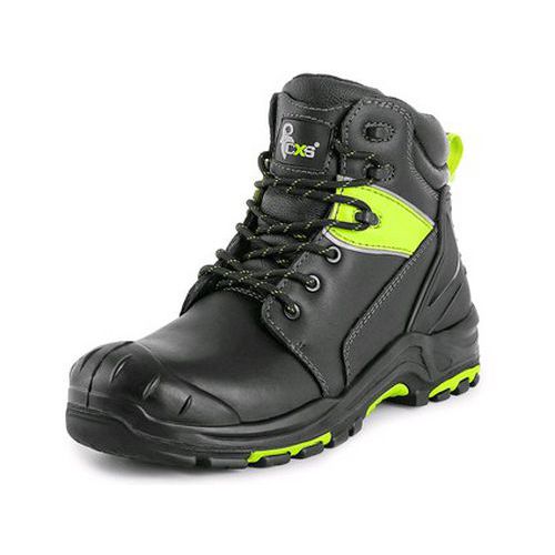 Trzewik CXS WORK SOLID S3, kolor czarno-zielony