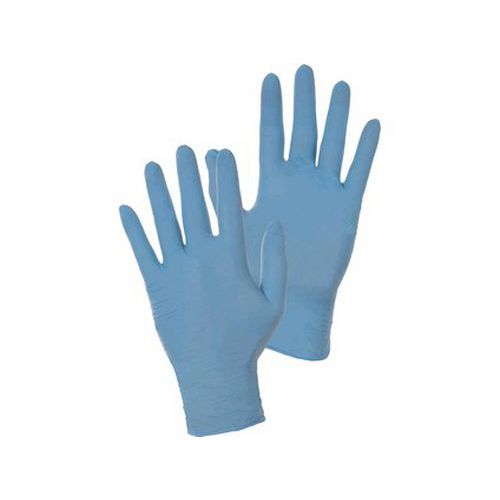 Rękawice CXS STERN ECO, jednorazowe, z nitrylu, niebieskie