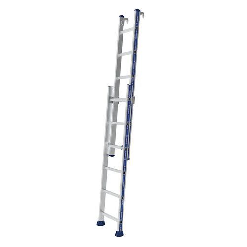Aluminiowe drabiny wysuwane Platinum 300 Tubesca-Comabi, z haczykami