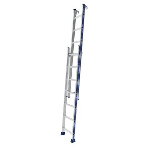 Aluminiowe drabiny wysuwane Platinum 300 Tubesca-Comabi, z haczykami