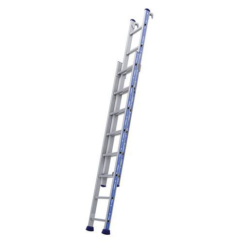 Aluminiowe drabiny wysuwane Platinum 300 Tubesca-Comabi, z haczykami