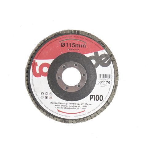 TOPTRADE tarcza ścierna, lamelkowa, 115 x 22,2 x 2 mm TOPTRADE tarcza ścierna, lamelkowa, 115 x 22,2 x 2 mm