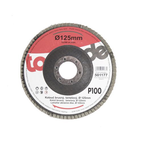 TOPTRADE tarcza ścierna, lamelkowa, 125 x 22,2 x 2 mm TOPTRADE tarcza ścierna, lamelkowa, 125 x 22,2 x 2 mm