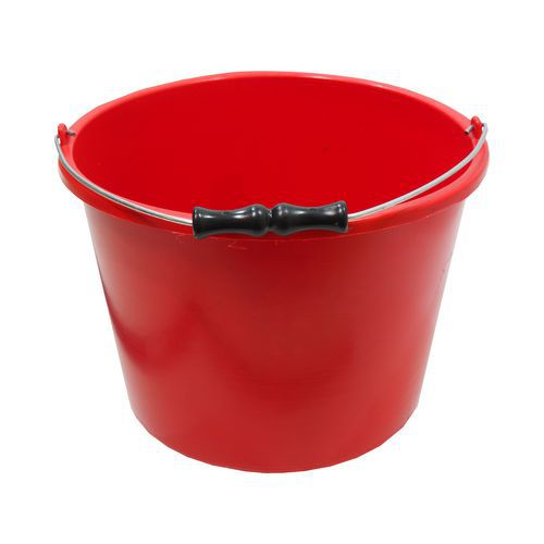 TOPTRADE wiadro murarskie, plastikowe, kolorowe