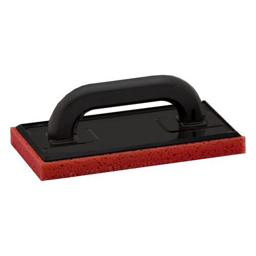 TOPTRADE paca ABS, lżejsza stopka, gąbka naturalna, cięta, 250 x 130 x 20 mm
