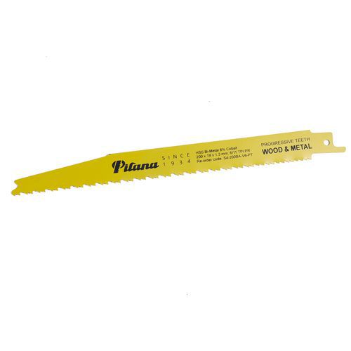 PILANA brzeszczot wymienny, szablasty, BiCo, 200 x 19 x 1,3 mm, 6/11 TPI PILANA brzeszczot wymienny, szablasty, BiCo, 200 x 19 x 1,3 mm, 6/11 TPI