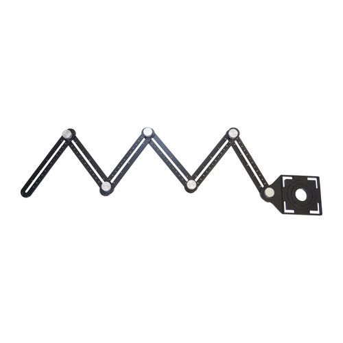 TOPTRADE wzornik do płytek, pozycjonujący, aluminiowy TOPTRADE wzornik do płytek, pozycjonujący, aluminiowy