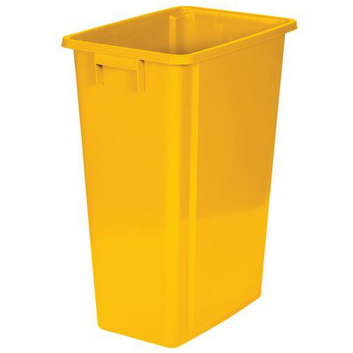 Plastikowe kosze na śmieci Probbax na odpady sortowane, bez pokrywy, 60 l