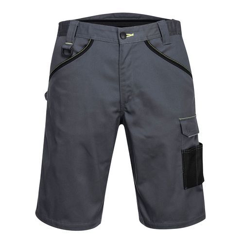 Krótkie spodnie robocze PW3, szary/czarny