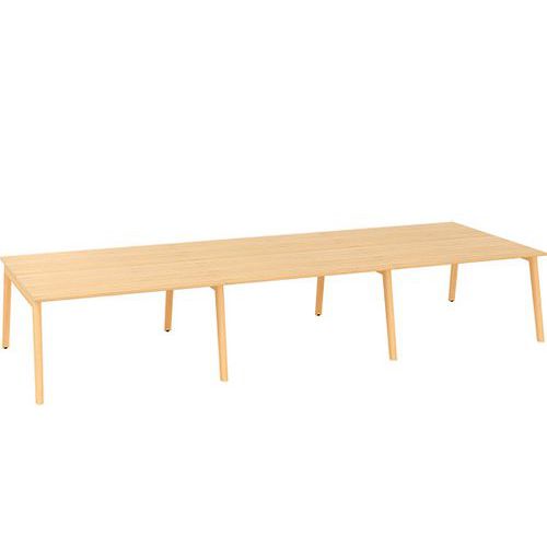 Stoły biurowe Bench Alfa Root, 420 x 160 x 74,2 cm Stoły biurowe Bench Alfa Root, 420 x 160 x 74,2 cm