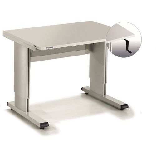 Stół warsztatowy montażowy Treston WB815 z korbką, 70–110 × 150 × 80 cm
