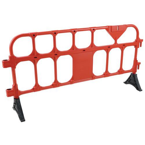 Barierki plastikowe przestawne Manutan Expert, 200 cm