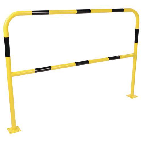 Metalowe barierki Manutan Expert, długość 150 cm, średnica 38 mm