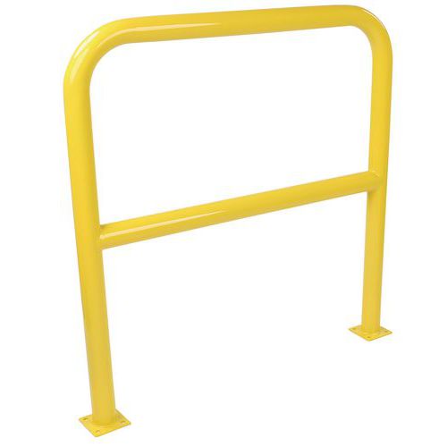 Metalowe barierki Manutan Expert, długość 100 cm,  średnica 59 mm