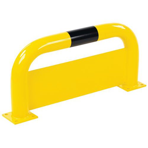 Metalowa barierka z płytą Manutan Expert, niska, długość 75 cm Metalowa barierka z płytą Manutan Expert, niska, długość 75 cm