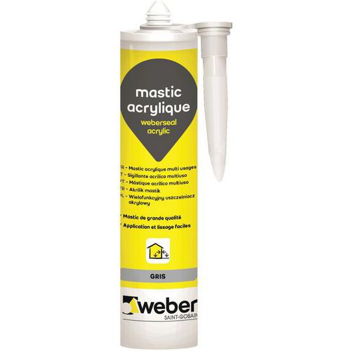 Uszczelniacze akrylowe Weberseal, uniwersalne, 300 ml Uszczelniacze akrylowe Weberseal, uniwersalne, 300 ml