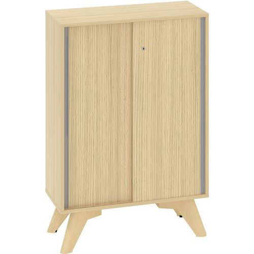 Niskie szafki Alfa Root z drzwiczkami przesuwnymi, 2 półki, 80 x 45 x 121,5 cm Niskie szafki Alfa Root z drzwiczkami przesuwnymi, 2 półki, 80 x 45 x 121,5 cm