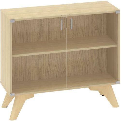 Niskie szafki Alfa Root ze szklanymi drzwiczkami, 1 półka, 100 x 458 x 88,7 cm Niskie szafki Alfa Root ze szklanymi drzwiczkami, 1 półka, 100 x 458 x 88,7 cm