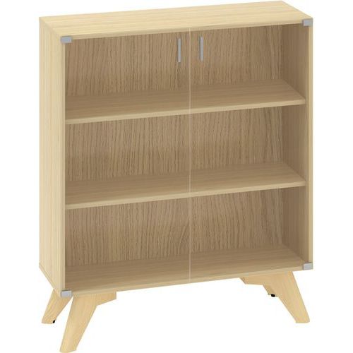 Niskie szafki Alfa Root ze szklanymi drzwiczkami, 2 półki, 100 x 458 x 121,5 cm Niskie szafki Alfa Root ze szklanymi drzwiczkami, 2 półki, 100 x 458 x 121,5 cm